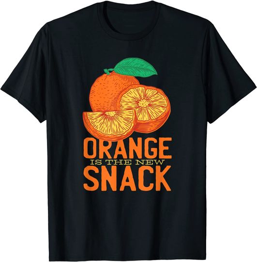 Orange New Snack Fruit Themed Outfit T Shirt