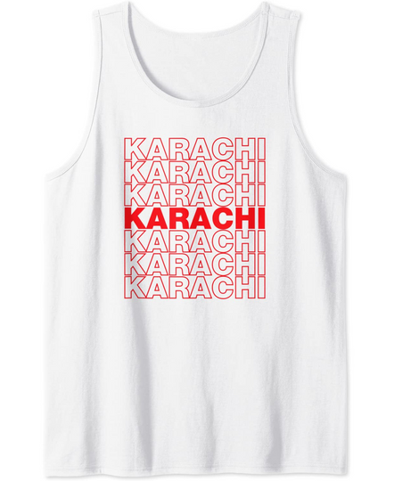 Karachi Thank You Bag Tank Top