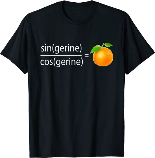 Tangerine Math Pun T Shirt