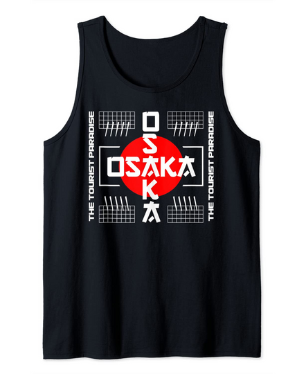 Japanese Urban Aesthetic Osaka Tank Top