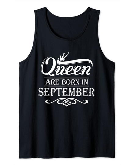 Discover Queens Are Born in September Tank Top