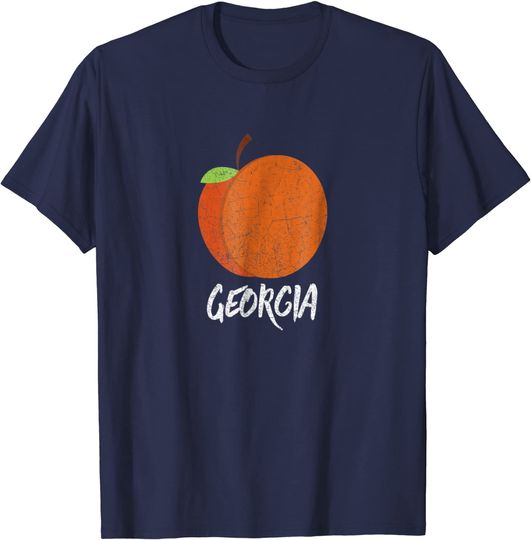 Discover Vintage State Of Georgia Peach T Shirt