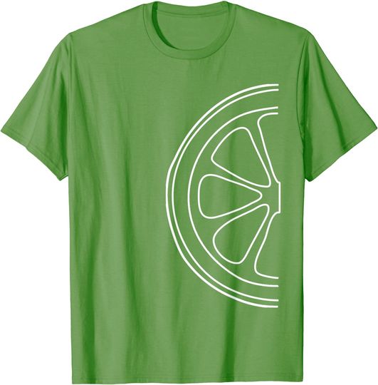 Yellow Lemon Or Green Key Lime Half Fruit T Shirt