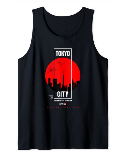 Discover Enjoy Tokyo City The Land Of Rising Sun Tank Top