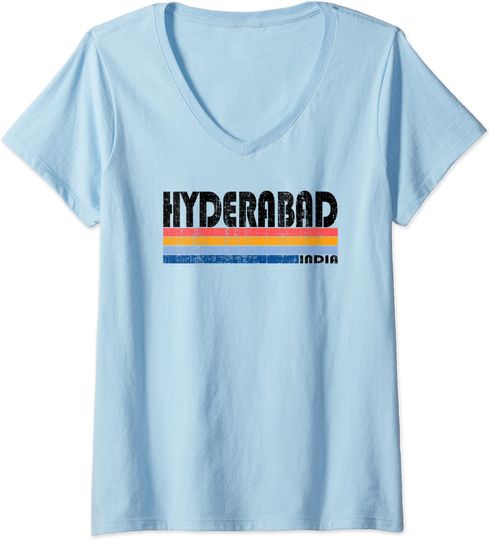 Vintage 70s 80s Style Hyderabad T Shirt