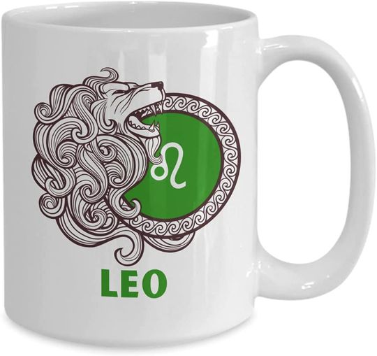 LEO Lion Birthday Mug