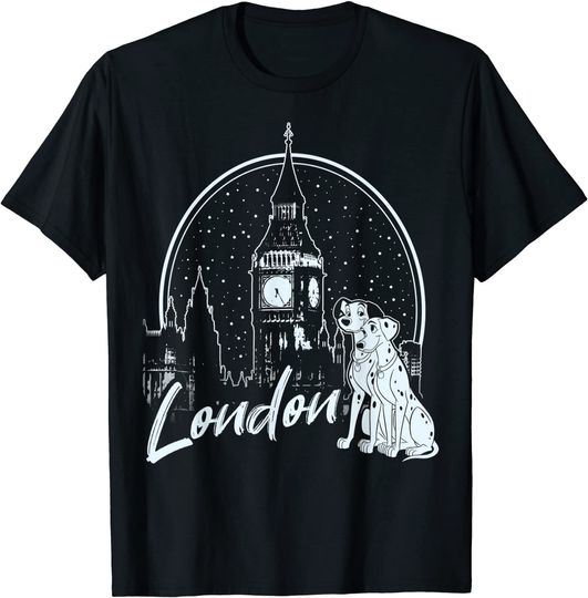 Dalmatians Pongo Perdita In London T Shirt