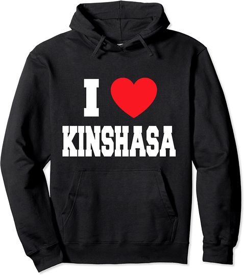 I Love Kinshasa Pullover Hoodie