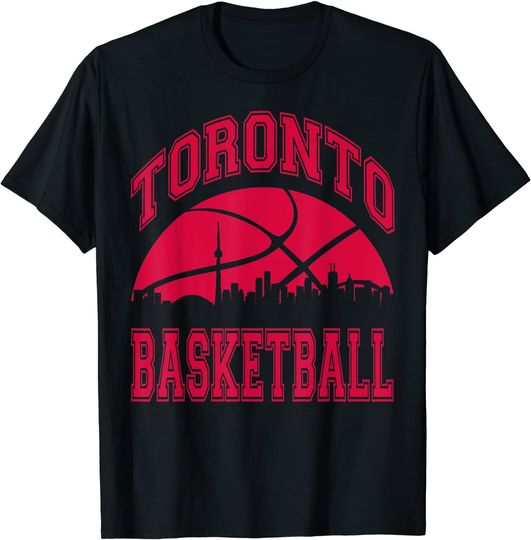 College University style Toronto Basketball Fan Sport T-Shirt