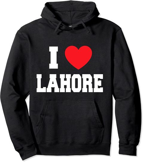 Discover I Love Lahore Pullover Hoodie