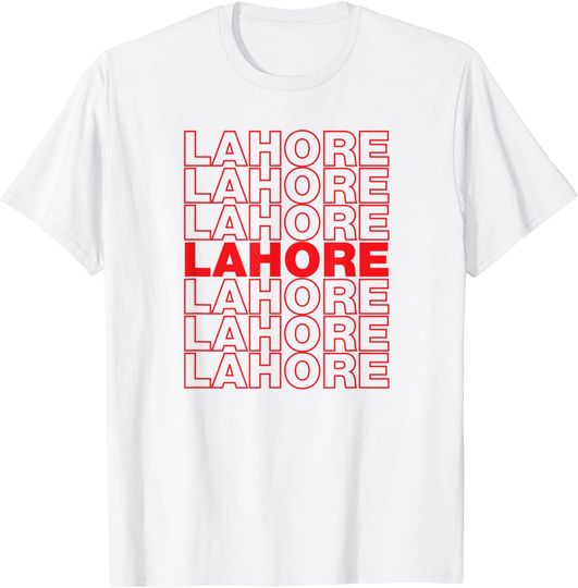 Discover Lahore Thank You Bag Design T-Shirt