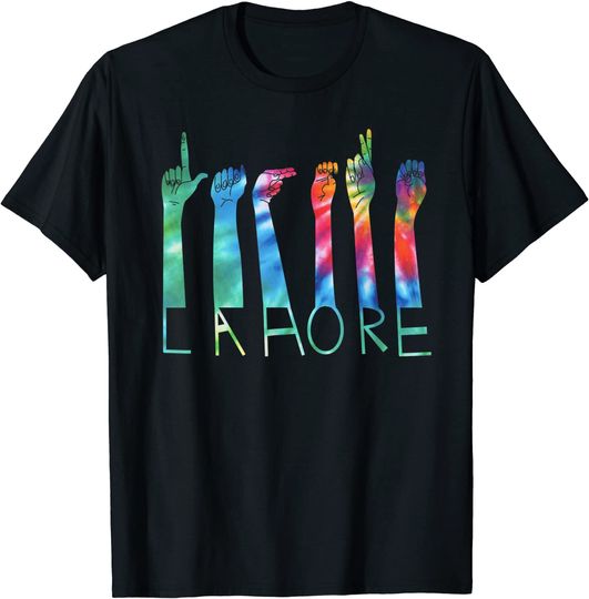 Discover Lahore Sign Language Inclusive Diversity T-Shirt