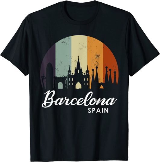Vintage Spain Barcelona gift T-Shirt
