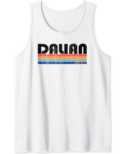 Vintage 70s 80s Style Dalian, China Tank Top