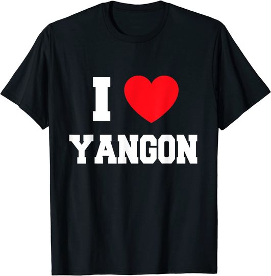 Discover I love Yangon T-Shirt