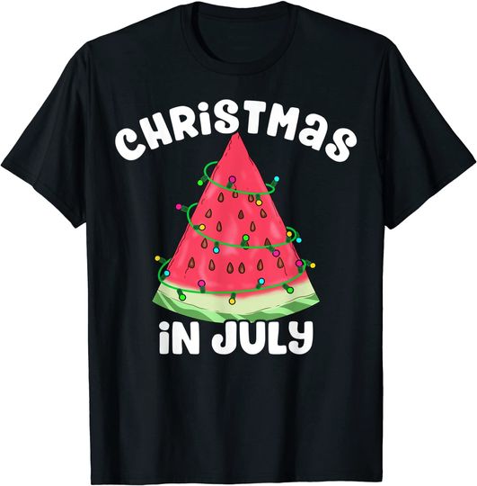 Summer Christmas July In Christmas In July Christmas Melon T-Shirt