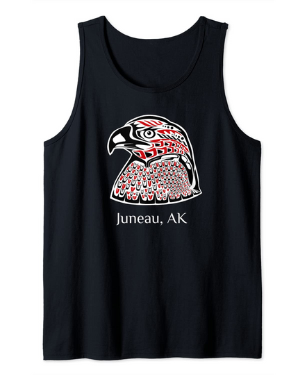 Pacific NW SE Native American Indian Eagle Juneau Alaska Tank Top
