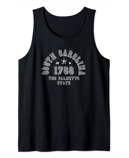 South Carolina Palmetto State East Coast Tank Top