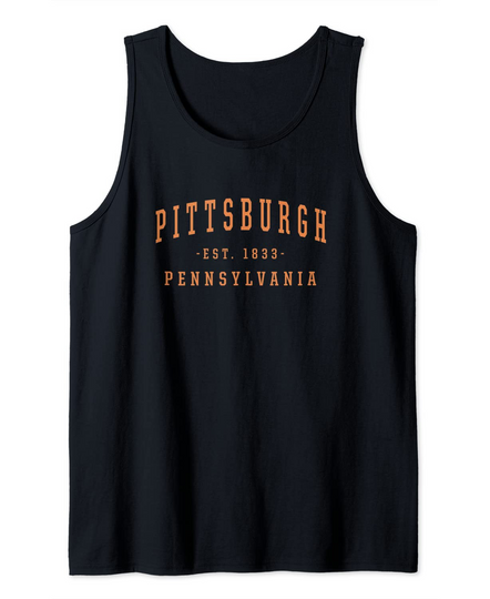 Pittsburgh Pennsylvania Hometown Tank Top