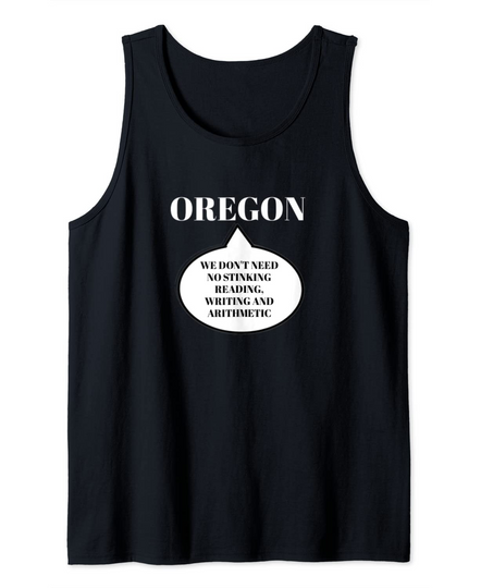 Oregon We Don't Need No Reading Tank Top