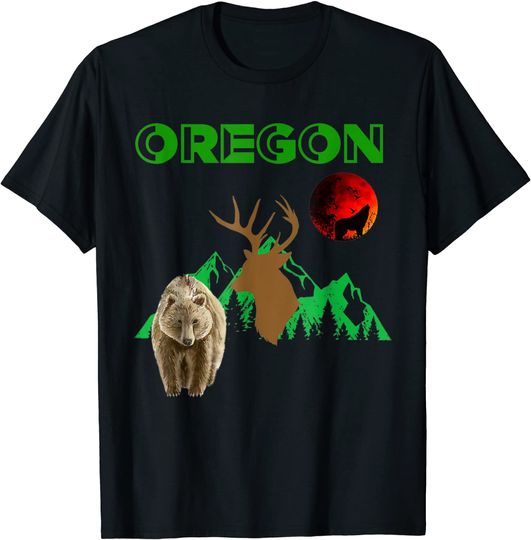 Oregon mountains bear T-Shirt