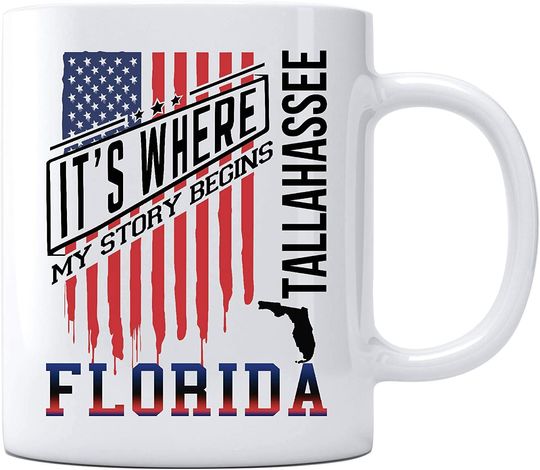 Independence Day Celebration Ideas Coffee Mug Tallahassee Florida It's Where My Story Begins