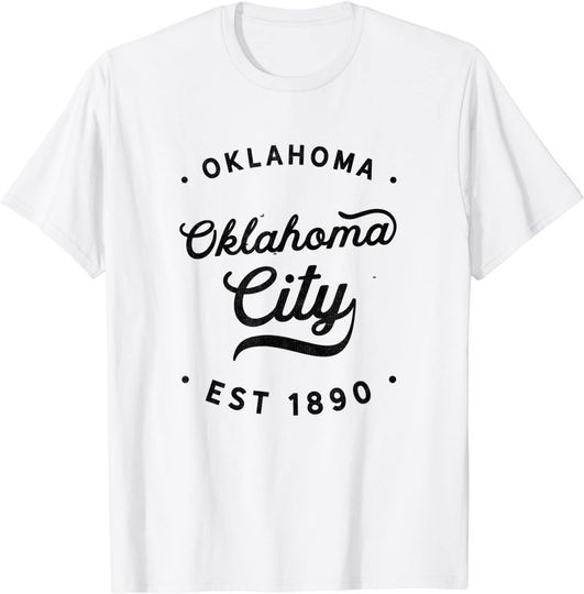 Classic Retro Vintage Oklahoma City T Shirt