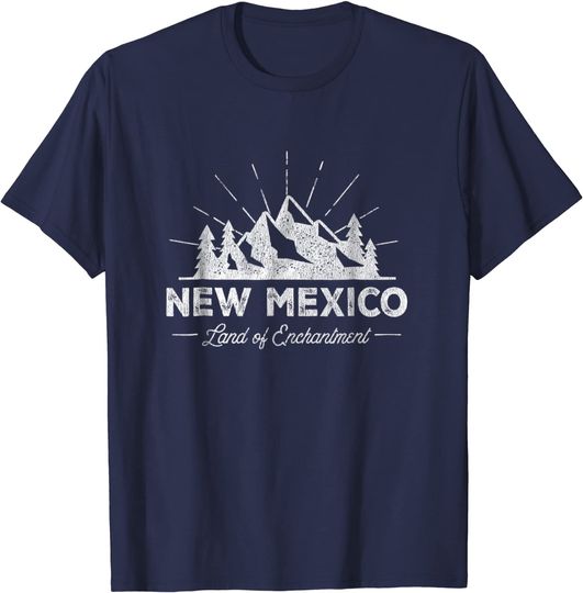 New Mexico Vintage Hiking Retro T-shirt