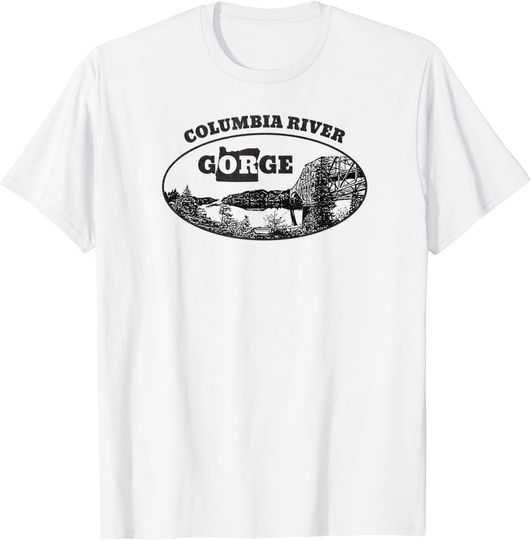 Columbia River Gorge Oregon Outdoor Adventure T Shirt