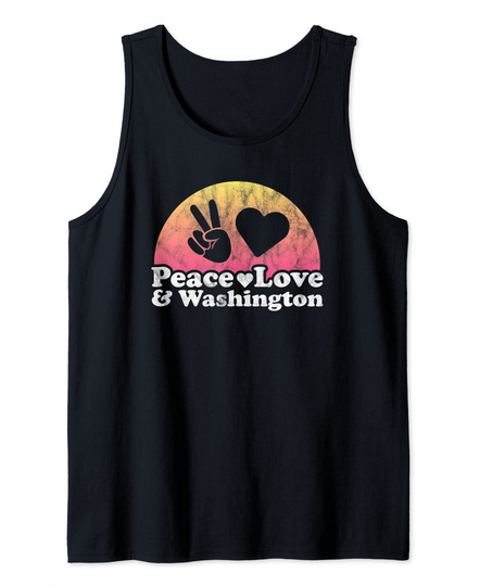 Peace Love and Washington Tank Top