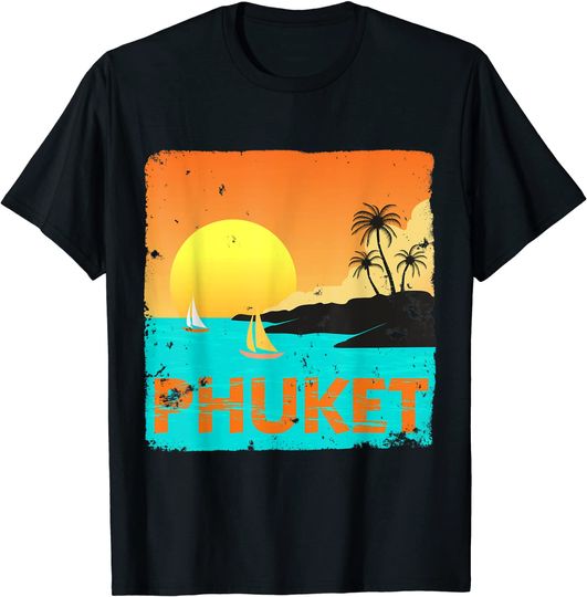 Discover Phuket Island Thailand Sailboat T-Shirt