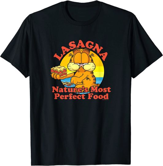 Lasagna Nature's Most Perfect Food Circle T-Shirt