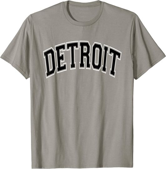 Detroit Michigan Varsity Style T Shirt