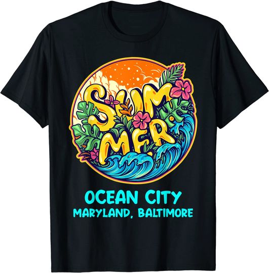 Ocean City Maryland Baltimore T Shirt