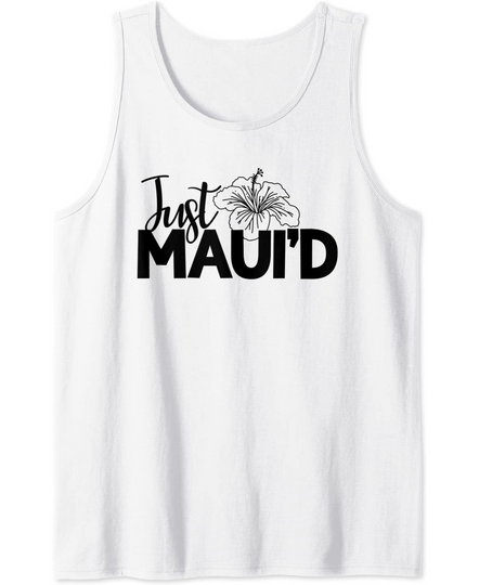 Matching Newlywed Just Maui'd Tank Top