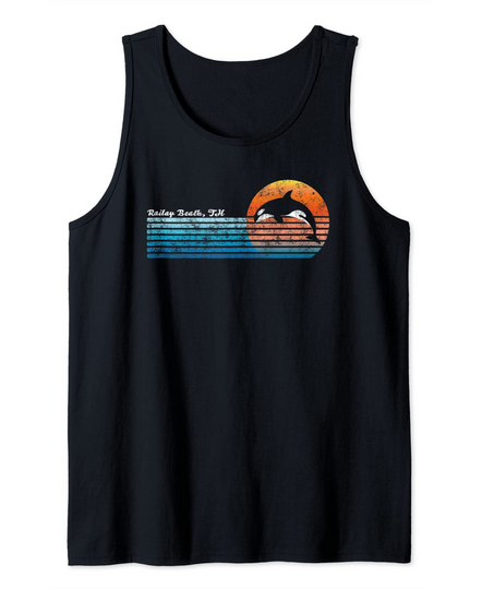 Vintage Railay Beach Retro 80s Orka Sunset Tank Top