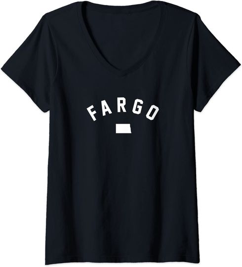 Fargo Classic City V Neck T Shirt