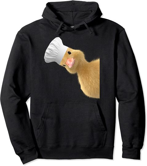Peking Duck Peeking Culinary Graduation Duck Pun Pullover Hoodie