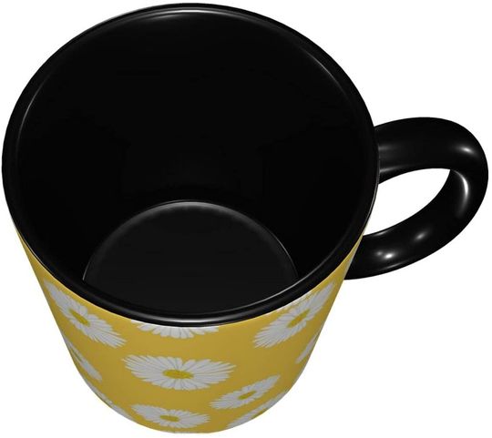 Daisy Coffee Mug Ceramic Tea Cup