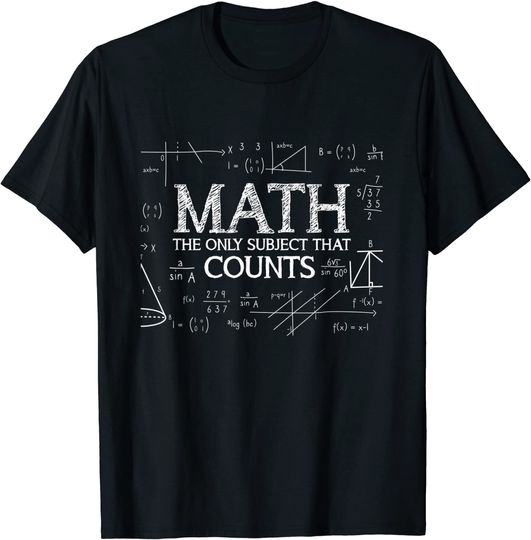Algebra Science Geek Calculus Mathematics T Shirt