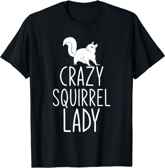 Discover Squirrel Lady Animal Lover Women Gift T-Shirt