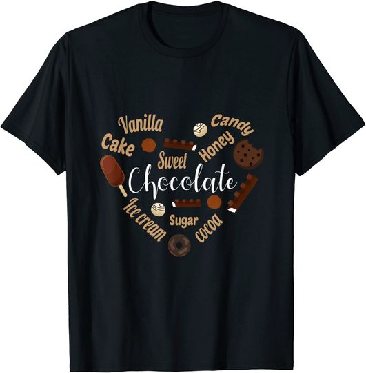 National Milk Chocolate Day I Love Chocolate Lovers T-Shirt