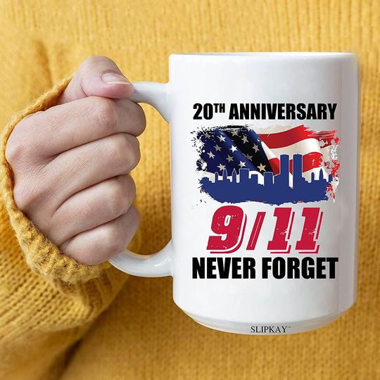 Never Forget 9-11 20th Anniversary Patriot Day 2021 Coffee Mug Gifts