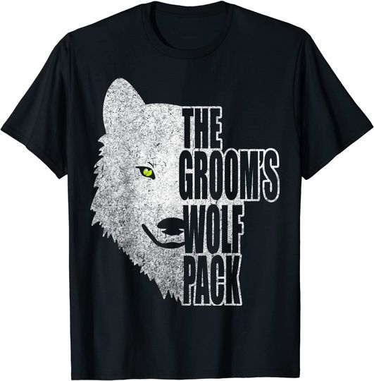 The Groom's Wolf Pack! Bachelor Party T Shirt For Groomsmen!