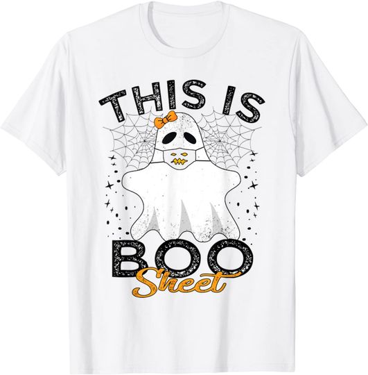 This Is Boo Sheet Ghost Halloween T Shirt