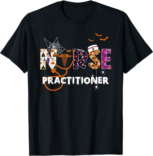 Nurse Practitioner Halloween Future Nurse Spooky Season T Shirt