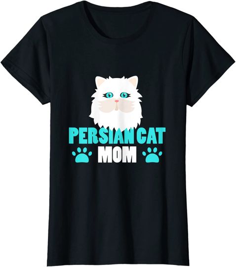 Persian Cat Mom I Iranian Cat Longhair T Shirt