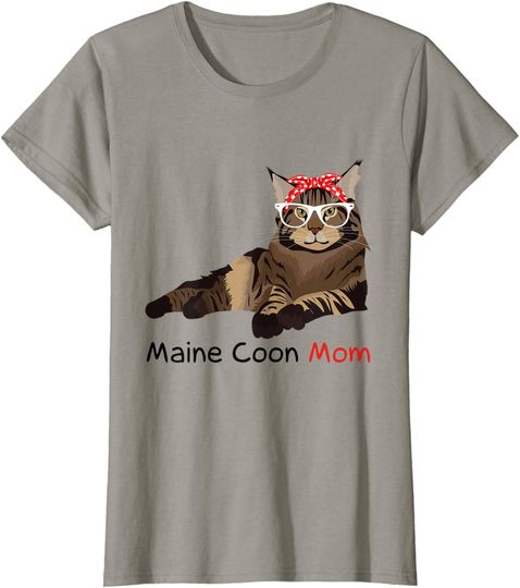 Maine Coon Cat Mom Kitten T Shirt