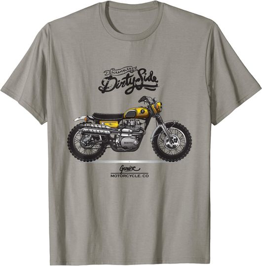 Vintage Scrambler Motorcycle T Shirt