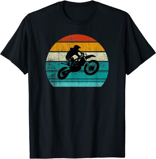 Dirt Bike Motocross Motorcycle Vintage Retro T Shirt
